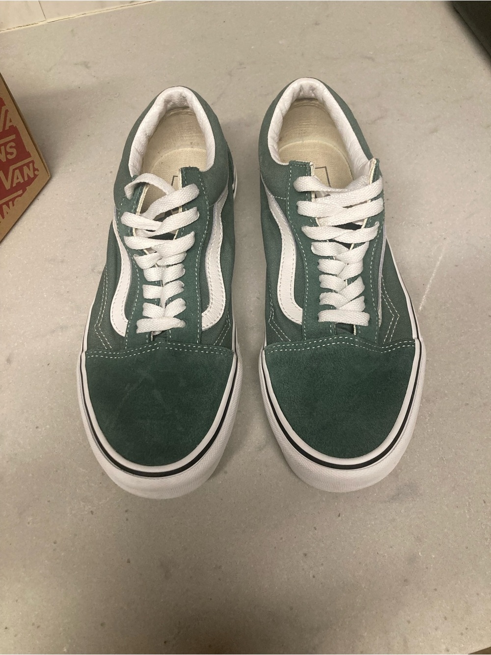 VANS Old Skool - Color Theory Duck Green - Size: US MEN 8 - US WOMEN 9.5.